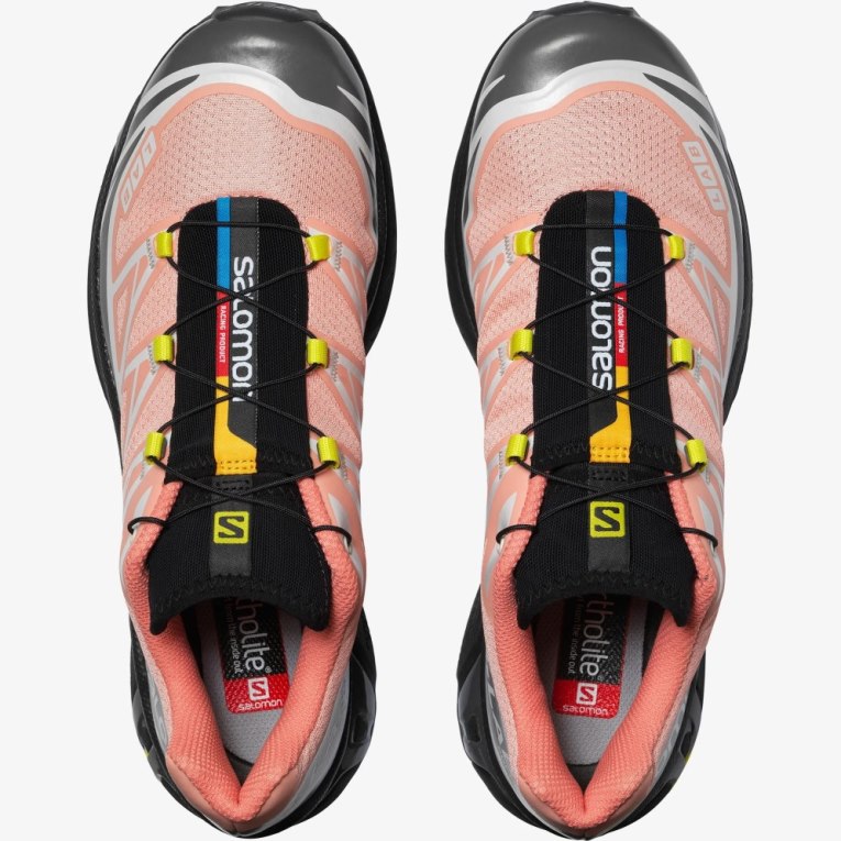 Salomon Xt-6 Men's Sneakers Coral / Black | CA 7I25